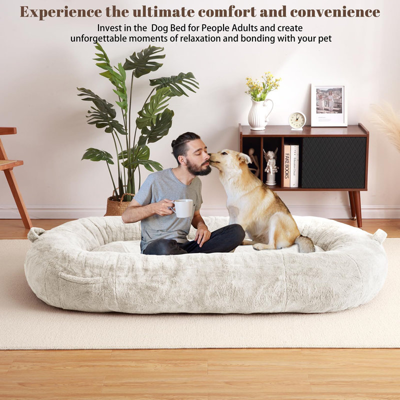 Tucker Murphy Pet™ Giant Dog Bed For Men And Women & Reviews Wayfair